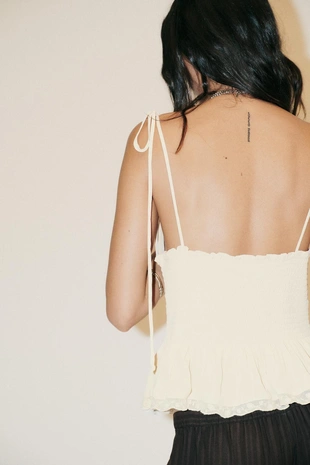 Комбинированный топ в рубчик- Заказать в России