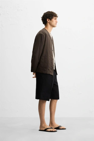 Жаккардовая рубашка в полоску- Заказать в России