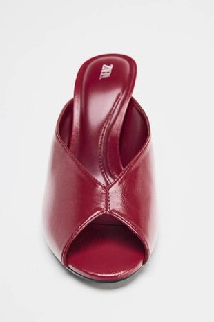 Burgundy Red | 3211/610/624 - Zara Босоножки с открытым носком
