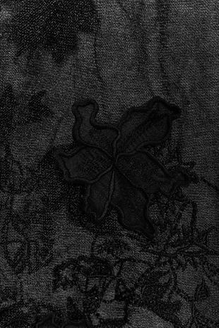 Полупрозрачная трикотажная юбка с узором- Заказать в России