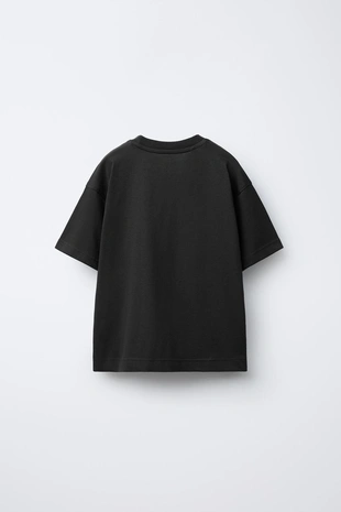 Black | 0935/771/800 - Zara Набор футболки с коротким рукавом и бермудских шорт