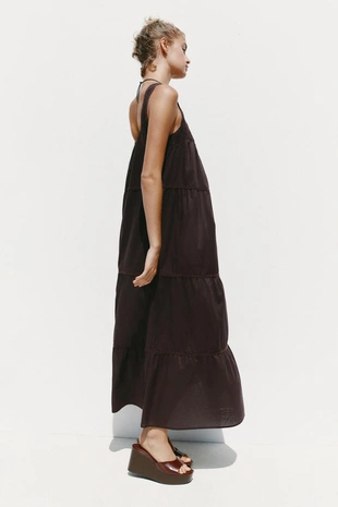 Платье с кружевом и вышивкой- Заказать в России