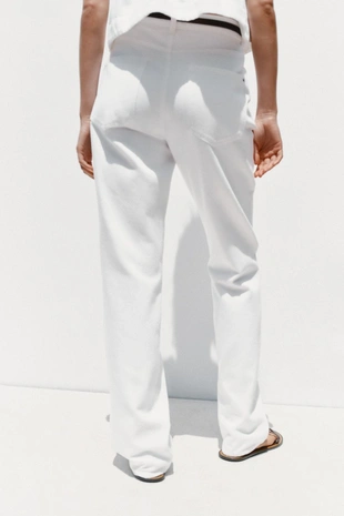 Прямые джинсы Z1975 90-х с высокой посадкой и ремнем- Заказать в России