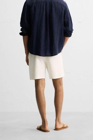 Текстурированные шорты-джоггеры- Заказать в России