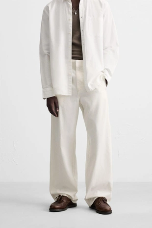 Брюки чинос из хлопка и конопли- Заказать в России