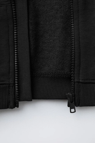 Толстовка на молнии с текстом- Заказать в России