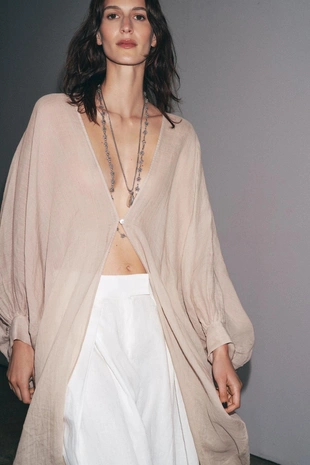 Длинный топ из рами — ZW COLLECTION- Заказать в России