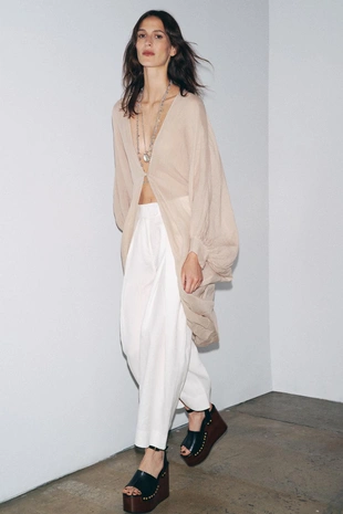 Длинный топ из рами — ZW COLLECTION- Заказать в России