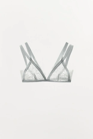 Комбинированный кружевной бралетт- Заказать в России