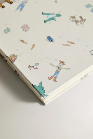 Детский блокнот TOY STORY ©DISNEY/PIXAR в маленьком кольцевом переплете- Заказать в России