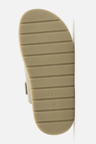 Кожаные сабо с пряжкой- Заказать в России