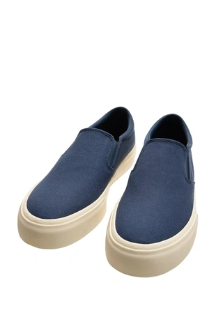 Тканевые кеды без шнуровки- Заказать в России