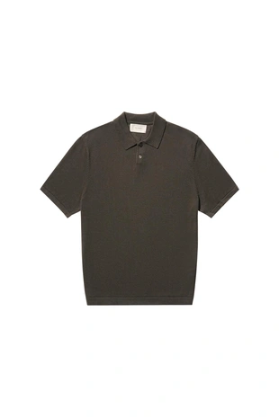 Трикотажное поло из смесового хлопка- Заказать в России