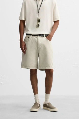 Джинсовые бермуды REGULAR FIT- Заказать в России