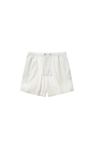 Полосатые хлопковые шорты-бермуды с коноплей- Заказать в России