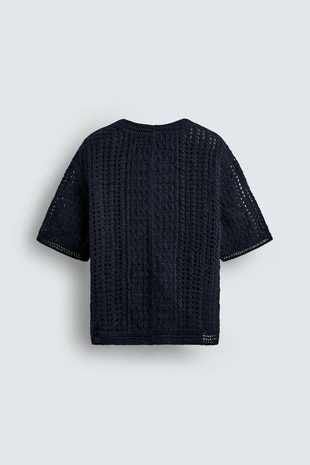 Футболка из кружева кроше- Заказать в России