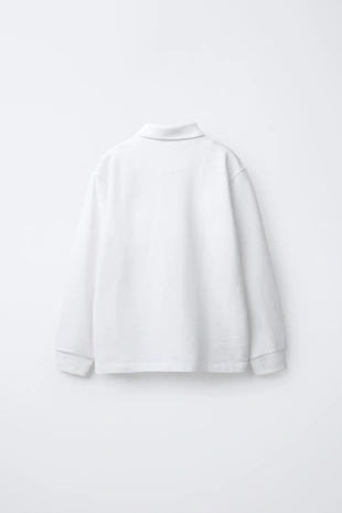 Купить Zara Базовая пикированная поло-рубашка