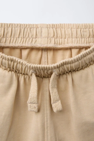 Комплект из однотонной футболки и брюк  WIDE LEG- Заказать в России