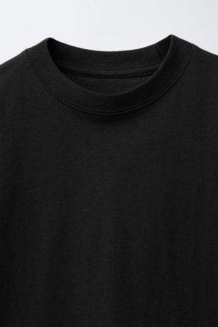 Black | 1887/585/800 - Zara Базовая футболка
