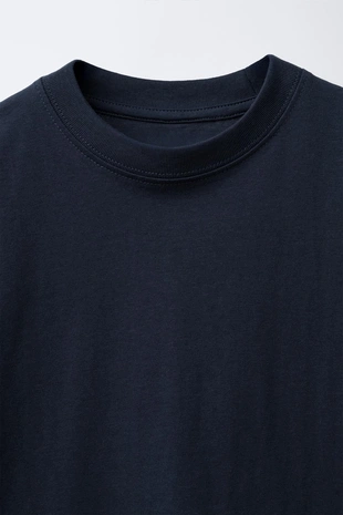 Navy blue | 1887/585/401 - Zara Футболка базовая