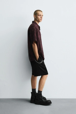 Рубашка из струящейся ткани с принтом TIE DYE- Заказать в России