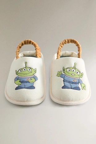 Ecru White | 3034/600/002 - Zara Детские тапочки MULE TOY STORY ©DISNEY/PIXAR