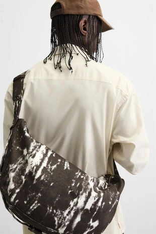 Тканевая сумка с принтом- Заказать в России