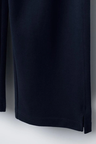 Брюки WIDE LEG из ткани интерлок- Заказать в России