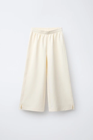 Брюки WIDE LEG из ткани интерлок