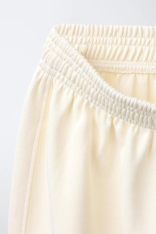 Брюки WIDE LEG из ткани интерлок