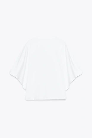 Футболка с рукавом-кимоно- Заказать в России