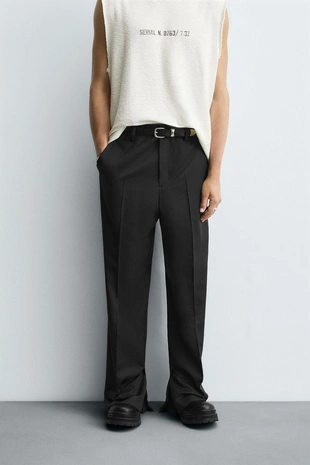 Брюки STRAIGHT FIT с разрезами