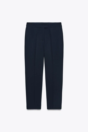 Брюки слим с высокой посадкой- Заказать в России