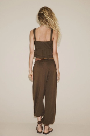 Топ с воланами и бантом- Заказать в России