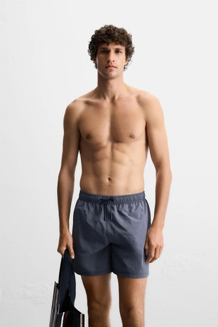 Купить Zara Купальник в полоску среднего размера