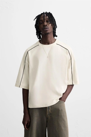 Купить Zara Толстовка с контрастной отделкой