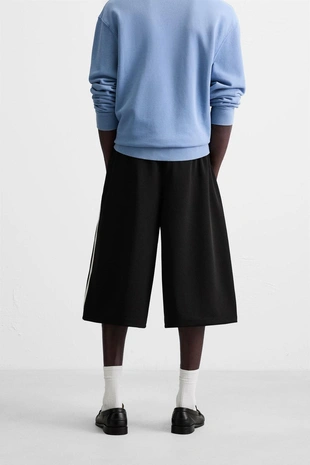 Технические бермуды с лампасами- Заказать в России