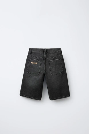 Купить Zara Джинсовые бермуды широкого кроя