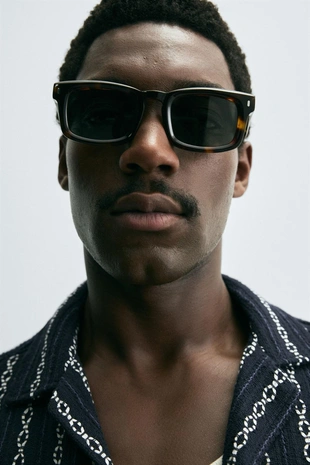 Рубашка JACQUARD с геометрическим узором- Заказать в России