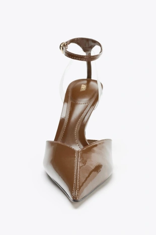 Лакированные туфли на каблуке- Заказать в России