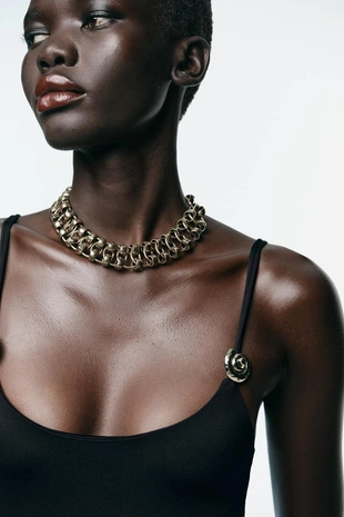 Боди из полиамида с ракушками