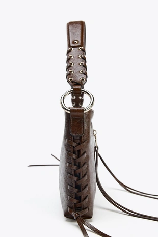 Сумка с плечевым ремнем и молниями- Заказать в России