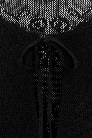 Топ оверсайз из трикотажа с цветочным рельефом- Заказать в России