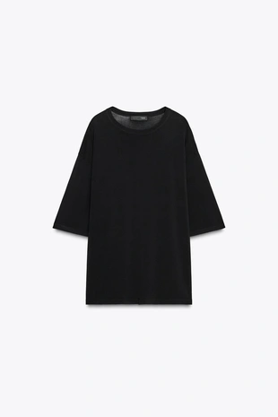 Однотонный джемпер оверсайз- Заказать в России