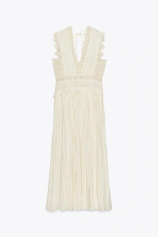 Платье на бретелях с кружевом — ZW COLLECTION- Заказать в России