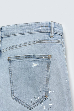 Джинсы SKINNY FIT с разрезами