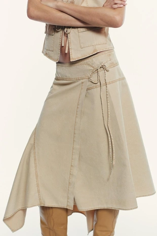 Юбка-парео асимметричного кроя- Заказать в России