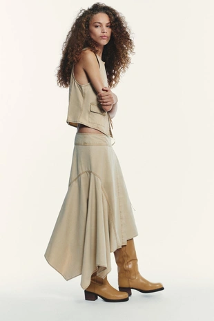 Юбка-парео асимметричного кроя- Заказать в России