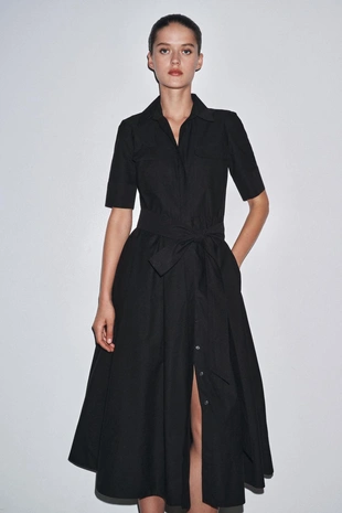 Платье миди из поплина — ZW COLLECTION- Заказать в России