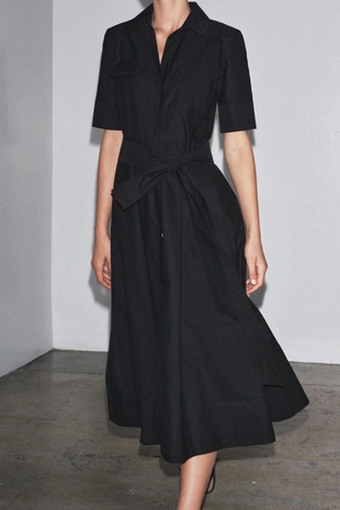 Платье миди из поплина — ZW COLLECTION- Заказать в России